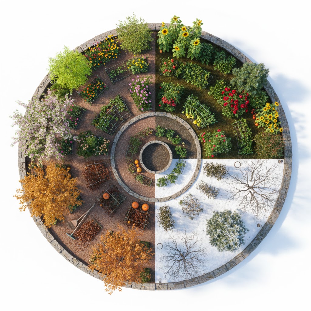 Säsongsanpassad trädgårdsvård genom året